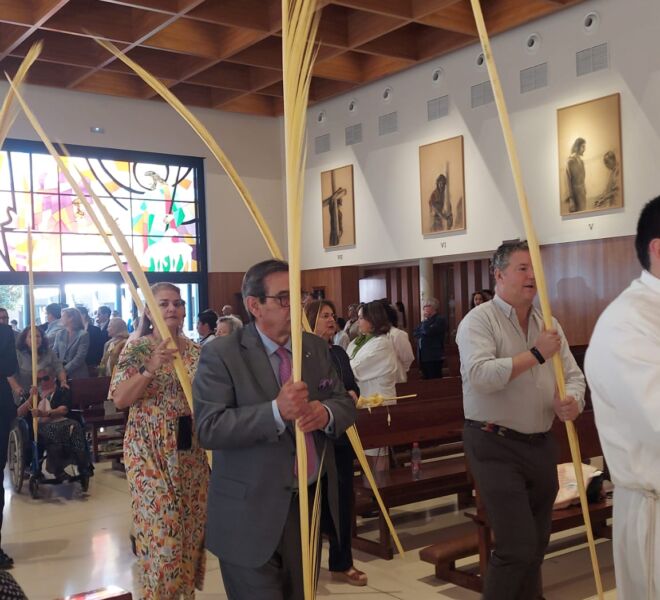 Domingo de Ramos, Ramos, Semana Santa, Parroquia San Juan Pagblo II (1)